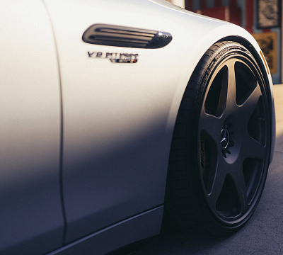 Фото дисков Brixton Forged RS01 на Mercedes-Benz SL (R232)