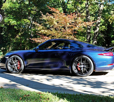 Фото дисков HRE P101 на Porsche 911 VII