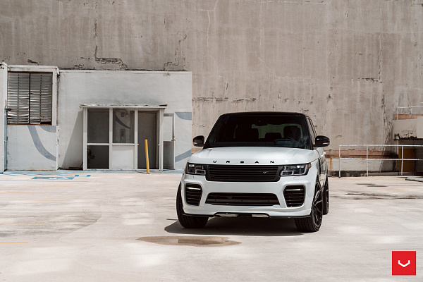 Фото дисков Vossen HF-3 Глянцевый темный лак на Range Rover IV