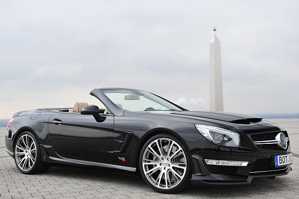 Фото дисков BRABUS Monoblock R (Platinum Edition) Глянцевый графит на Mercedes-Benz SL (R230)