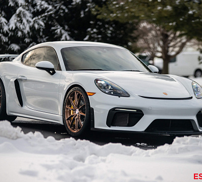 Фото дисков HRE P104SC на Porsche Cayman III