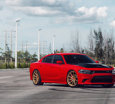 Фото дисков Vossen HF-3 на Dodge Charger VII