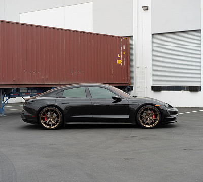 Фото дисков Vossen HF-5 на Porsche Taycan I