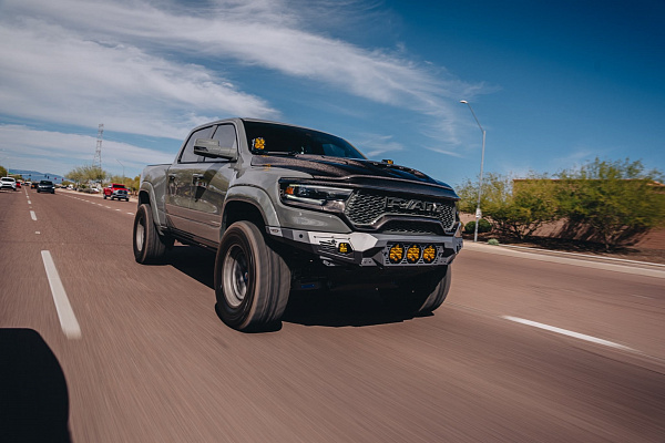 Фото дисков Brixton Forged BX03-M Сатиновый графит на Ram 1500 V