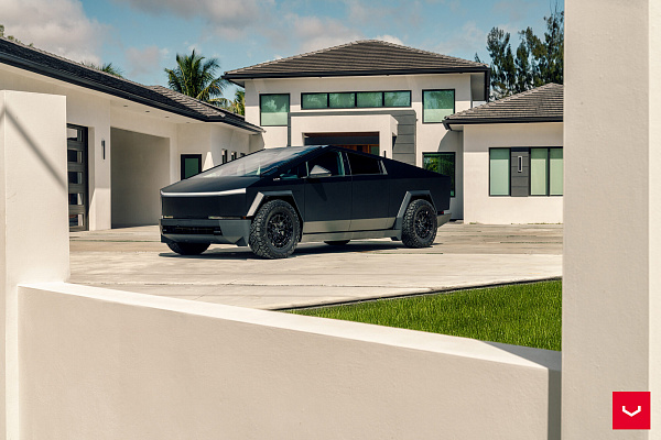 Фото дисков Vossen HFX-1 (6-Lug) Черный глянец на Tesla Cybertruck