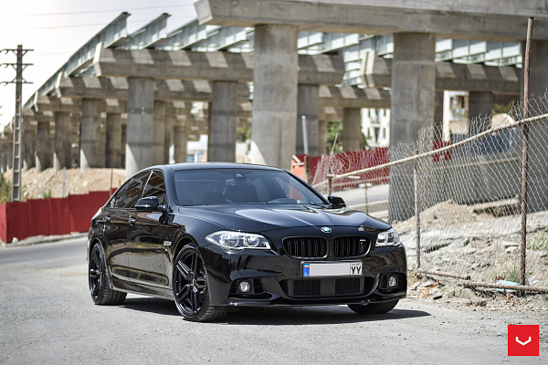 Фото дисков Vossen HF-1 Черный сатин на BMW 5/M5 (F10)