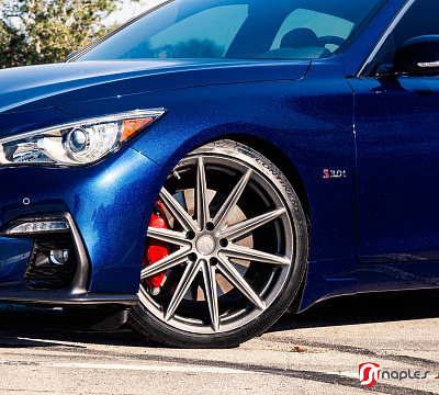 Фото дисков Vossen VFS-10 на Infiniti Q50