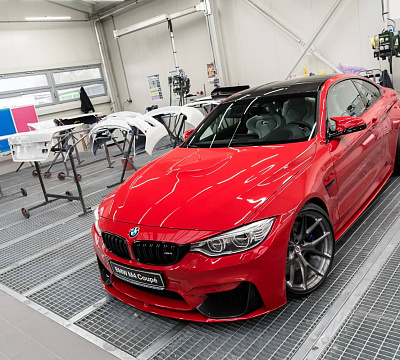 Фото дисков HRE P101 на BMW 4/M4 (F32/F82)