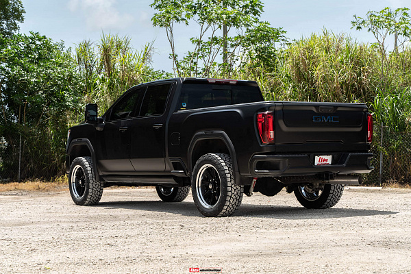Фото дисков HRE HD188 Черный глянец на GMC Sierra IV