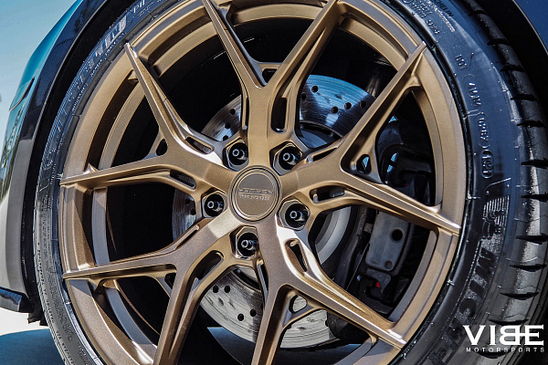 Фото дисков Vossen HF-5 Сатиновая бронза на BMW 3/M3 (E90)