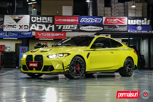 Фото дисков Vossen LC3-01T Сатиновый темный лак на BMW 4/M4 (G22/G82)