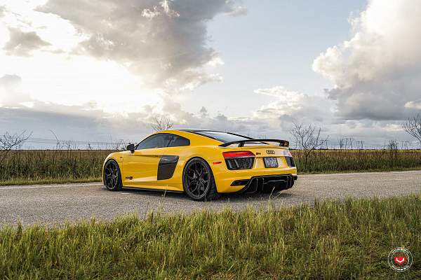 Фото дисков Vossen EVO-3 Черный сатин на Audi R8 (4S)