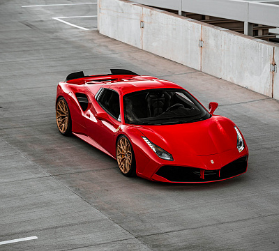 Фото дисков Brixton Forged CM6-R на Ferrari 488