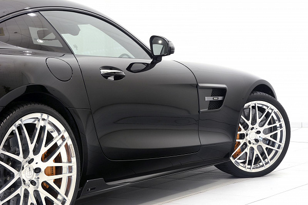 Фото дисков BRABUS Monoblock F (Platinum Edition) Полированный лак на Mercedes-Benz AMG GT I