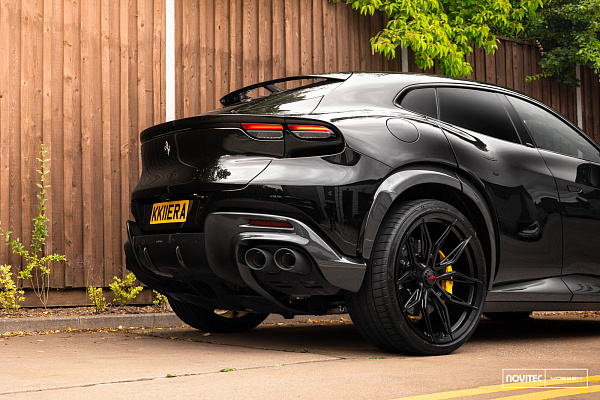 Фото дисков NOVITEC NF11 Черный сатин на Ferrari Purosangue