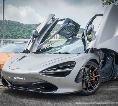 Фото дисков Vossen EVO-2R на McLaren 720S