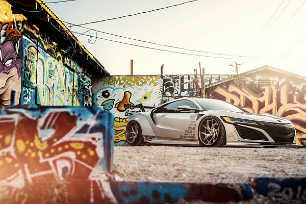 Фото дисков Savini SV67 Сатиновый темный лак на Acura NSX II