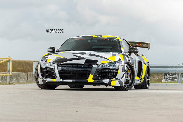 Фото дисков Strasse Wheels S5 Performance Черный сатин на Audi R8 (Typ 42)