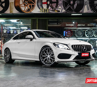 Фото дисков Vossen HF-2 на Mercedes-Benz C-Class (W205)