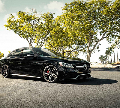 Фото дисков Vossen HF-1 на Mercedes-Benz C-Class (W205)