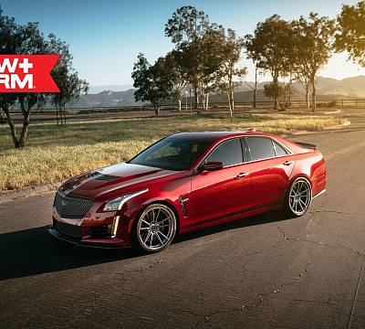 Фото дисков HRE FF04 на Cadillac CTS III