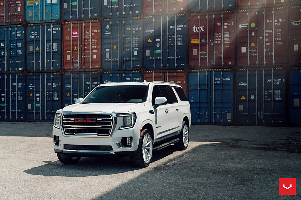 Фото дисков Vossen HF6-1 Серебро на GMC Yukon V