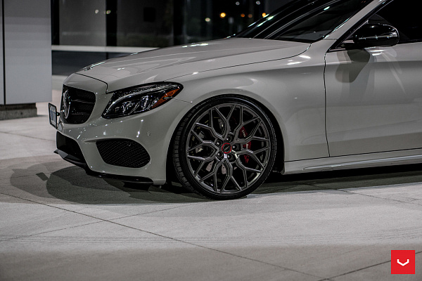 Фото дисков Vossen HF-2 Сатиновый графит на Mercedes-Benz C-Class (W205)