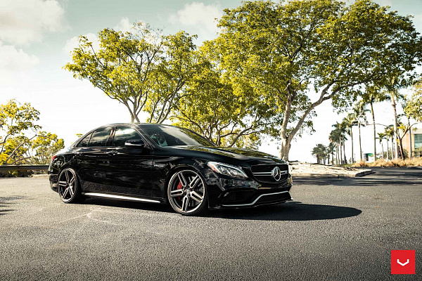Фото дисков Vossen HF-1 Сатиновый графит на Mercedes-Benz C-Class (W205)