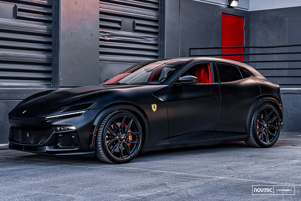 Фото дисков NOVITEC NF11 Черный глянец на Ferrari Purosangue