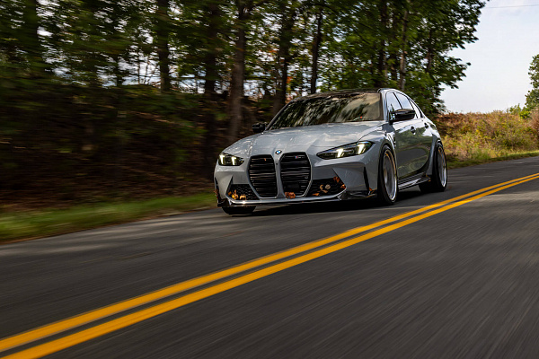 Фото дисков HRE 300 Сатиновый лак на BMW 3/M3 (G2x/G80)