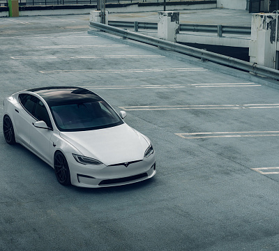 Фото дисков Vossen HF-3 на Tesla Model S
