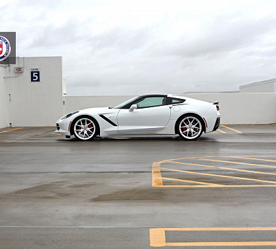 Фото дисков HRE P101 на Chevrolet Corvette C7