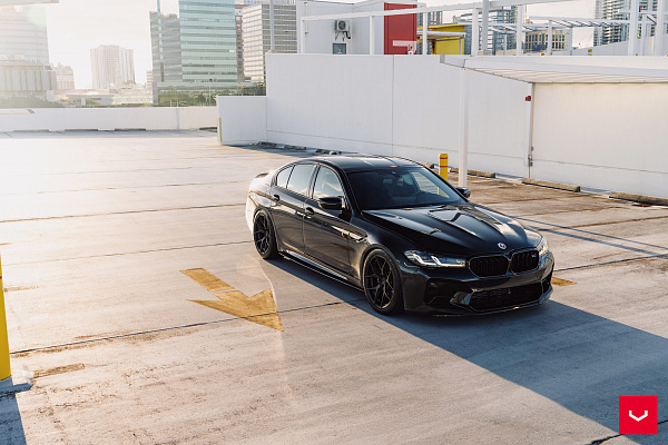 Фото дисков Vossen HF-5 Черный сатин на BMW 5/M5 (G30/F90)