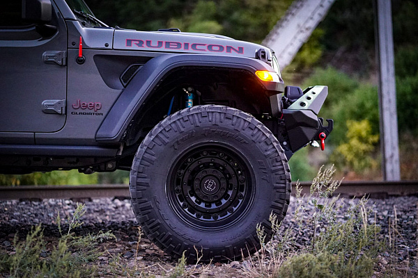 Фото дисков Black Rhino ARSENAL Черный сатин на Jeep Gladiator II (JT)