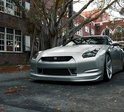 Фото дисков Vossen CV5 на Nissan GT-R