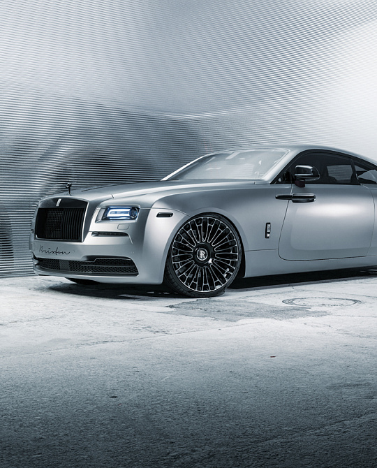 Фото дисков LX01 Алмазная проточка на Rolls-Royce Wraith