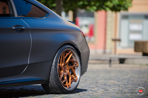 Фото дисков Vossen CG-209T (3-Piece) Глянцевая медь на Mercedes-Benz C-Class (W205)