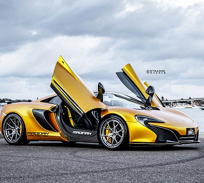 Фото дисков Strasse Wheels SM5R Deep Concave FS на McLaren 650S