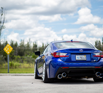 Фото дисков Vossen VFS-2 на Lexus RC