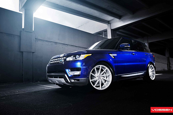 Фото дисков Vossen CVT Серебро на Land Rover Range Rover Sport II