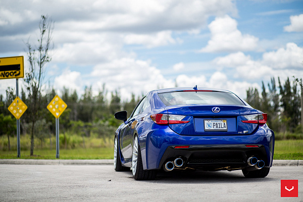 Фото дисков Vossen VFS-2 Серебро на Lexus RC