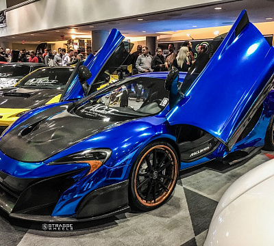 Фото дисков Strasse Wheels SV1 Deep Concave FS на McLaren 650S
