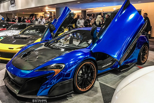 Фото дисков Strasse Wheels SV1 Deep Concave FS Другой цвет на McLaren 650S