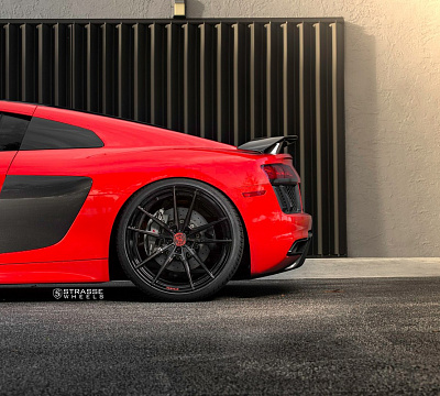 Фото дисков Strasse Wheels SV1 Deep Concave Monoblock на Audi R8 (4S)