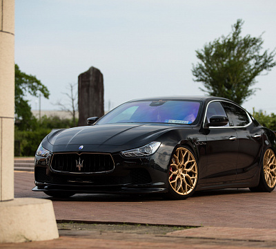 Фото дисков Vossen HF-2 на Maserati Ghibli
