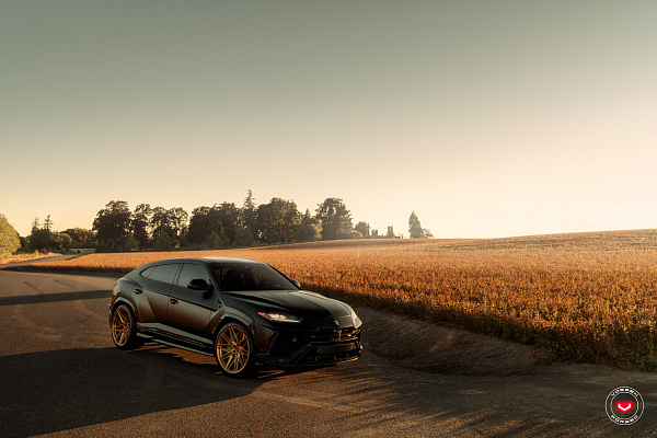 Фото дисков Vossen EVO-5 Глянцевое золото на Lamborghini Urus