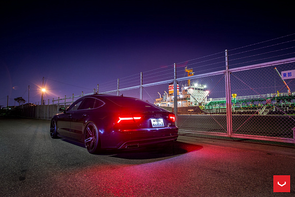 Фото дисков Vossen HF-1 Алмазная проточка на Audi A/RS 7 (4G)