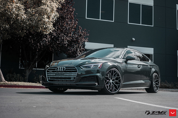 Фото дисков Vossen HF-2 Алмазная проточка на Audi A/S/RS 5 (F5)