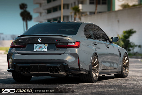 Фото дисков BC Forged RZ21 Глянцевое темное золото на BMW 3/M3 (G2x/G80)