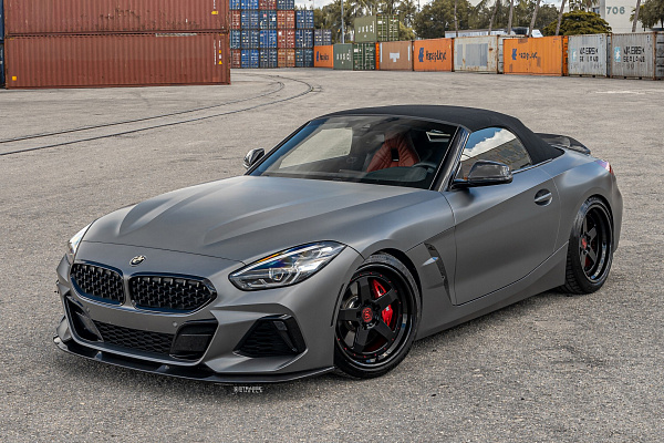 Фото дисков Strasse Wheels S5 Competition Черный сатин на BMW Z4 (G29)